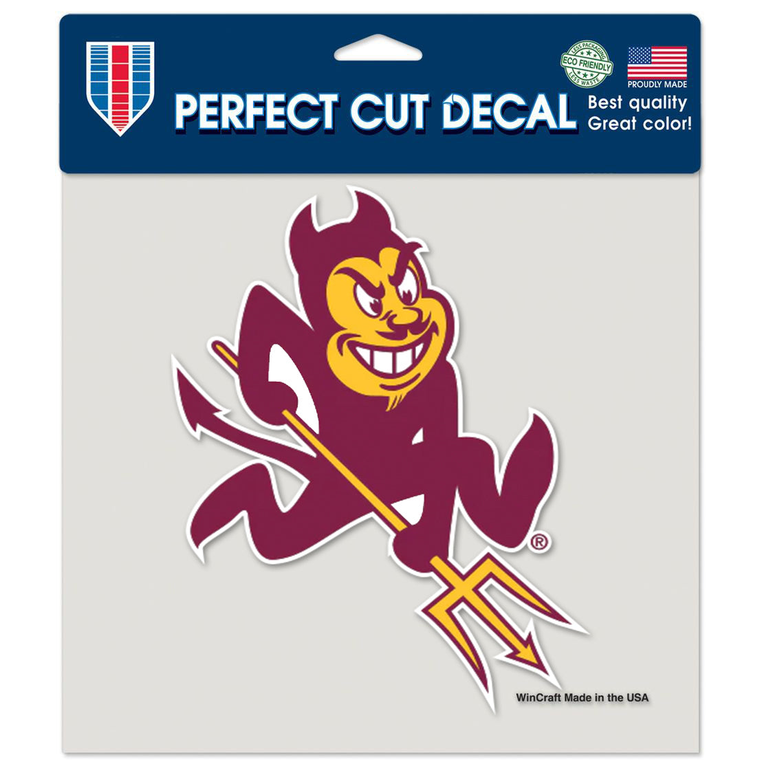 NCAA Arizona State Sun Devils WinCraft 8&quot; x 8&quot; Logo Decal