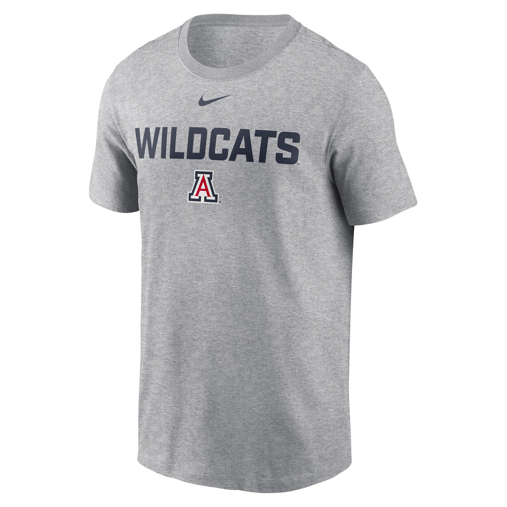 NCAA Arizona Wildcats Nike 2-Hit Cotton T-Shirt - Gray
