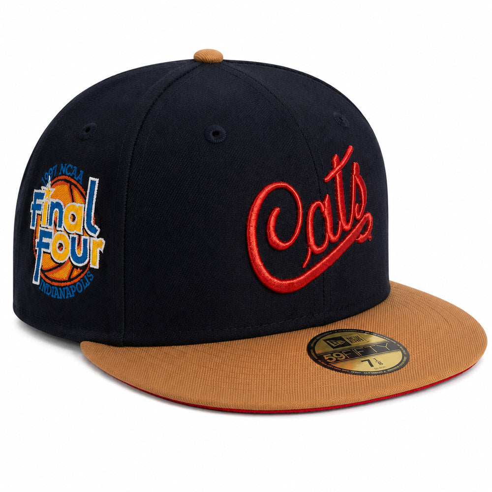 NCAA Arizona Wildcats New Era Cats Script Archive 59FIFTY Hat- Navy