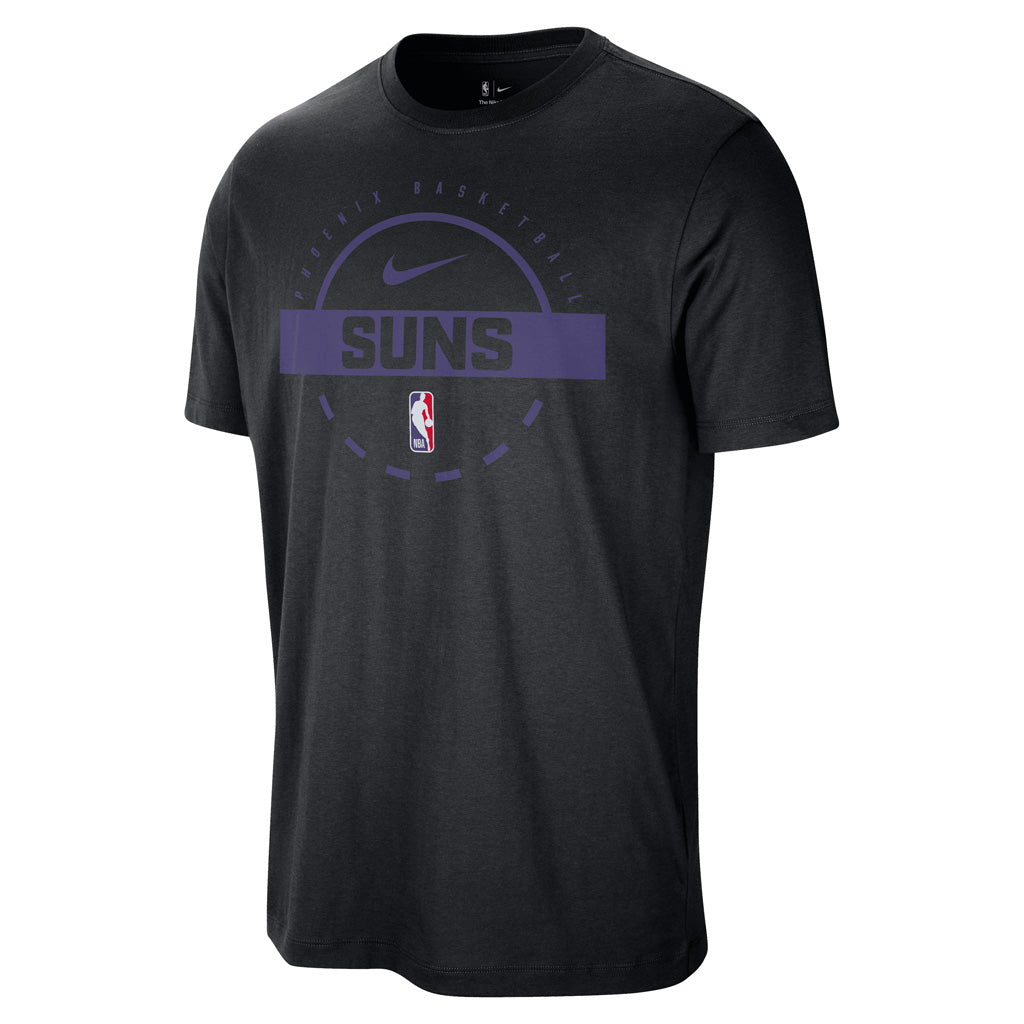 NBA Phoenix Suns Nike 2025 Cotton Practice T-Shirt - Black