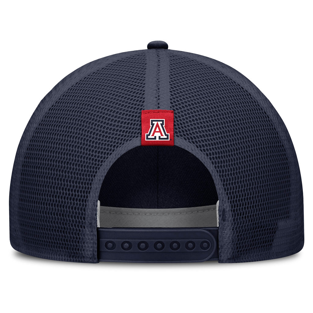 NCAA Arizona Wildcats Nike Academic Rope Snapback Trucker Hat - Navy