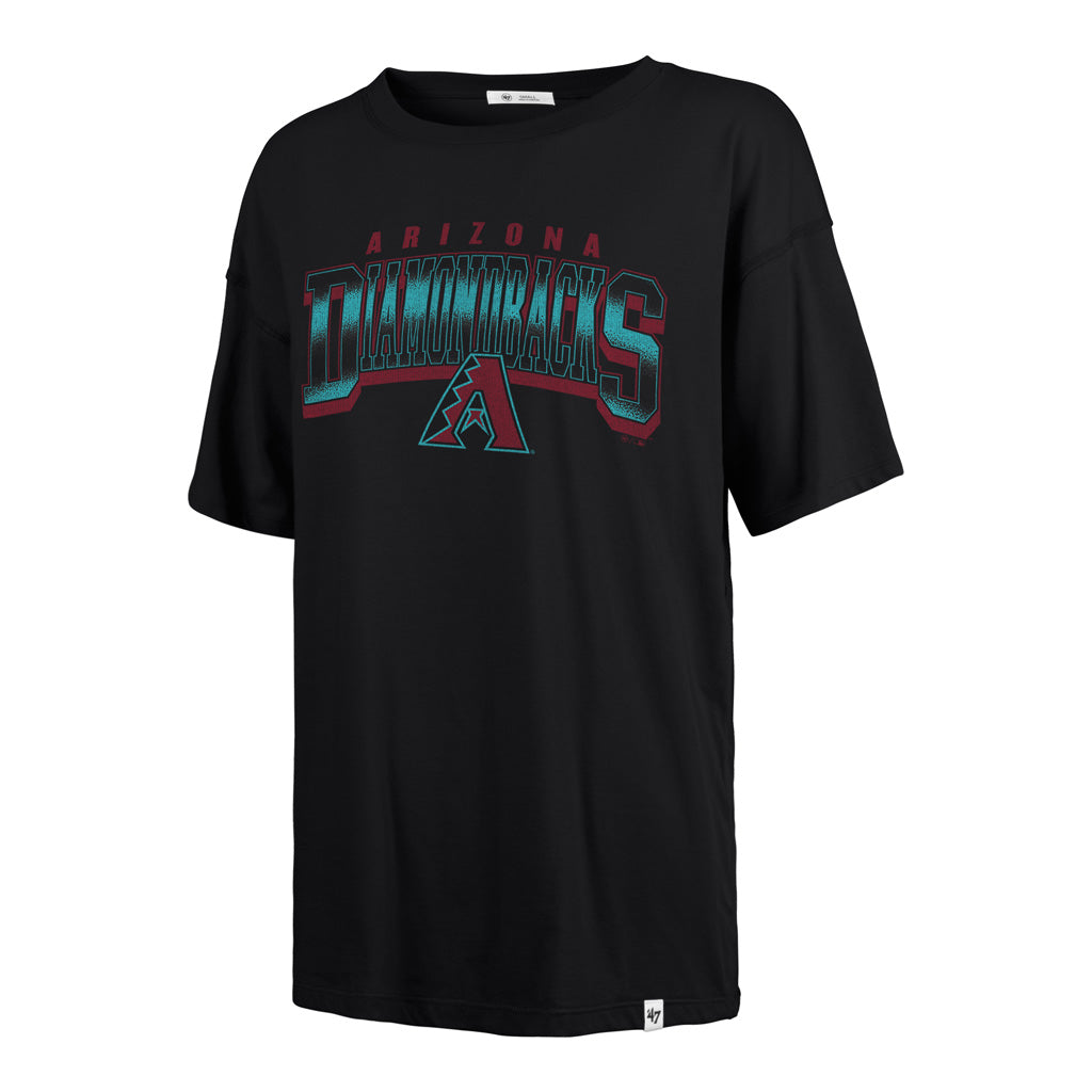 MLB Arizona Diamondbacks Women's '47 Spotlight Sadie T-Shirt - Black