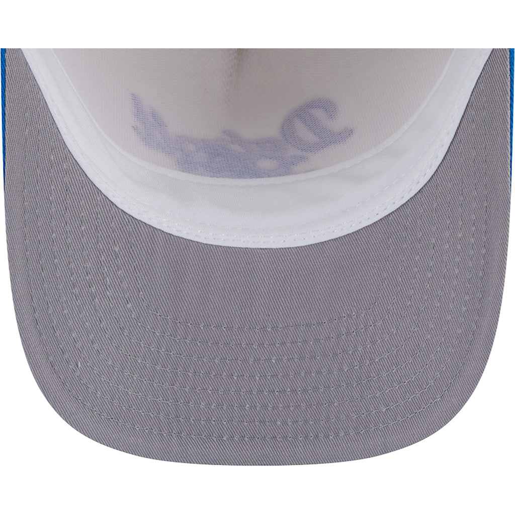 NFL Detroit Lions New Era Chainstitch Two-Tone 9FIFTY A-Frame Snapback Hat - Cream