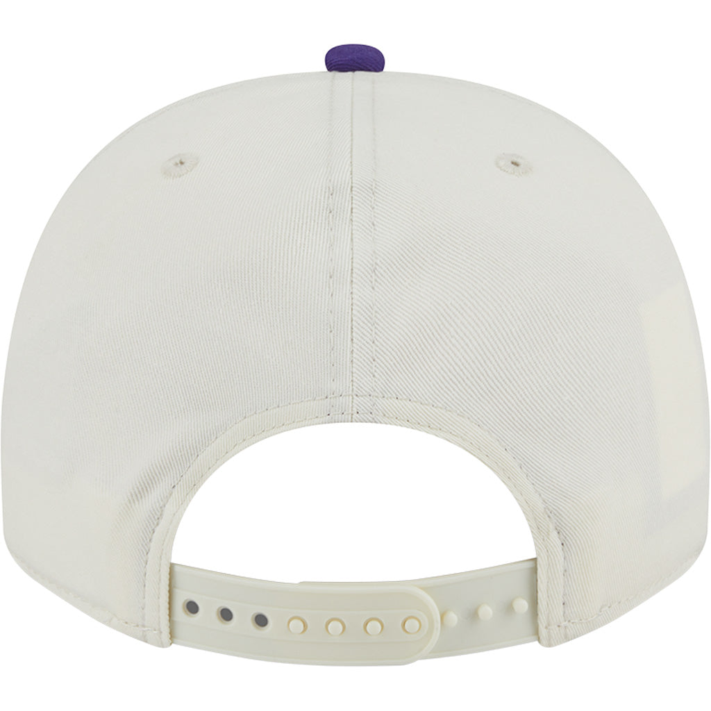 NBA Phoenix Suns New Era Chainstitch Two-Tone 9FIFTY A-Frame Snapback Hat - Cream