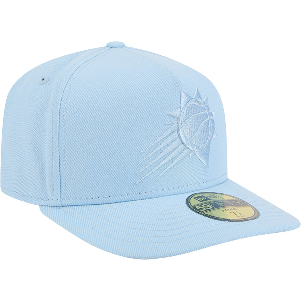NBA Phoenix Suns New Era Tonal Blue 59FIFTY A-Frame Fitted Hat - Blue