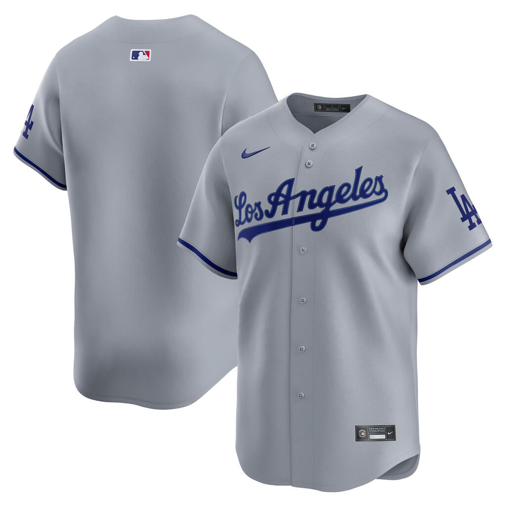 MLB Los Angeles Dodgers Nike Road Limited Jersey - Gray