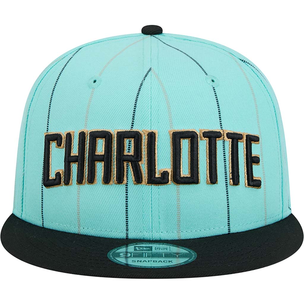 NBA Charlotte Hornets New Era 2024/25 City Edition 9FIFTY Snapback Hat - Teal