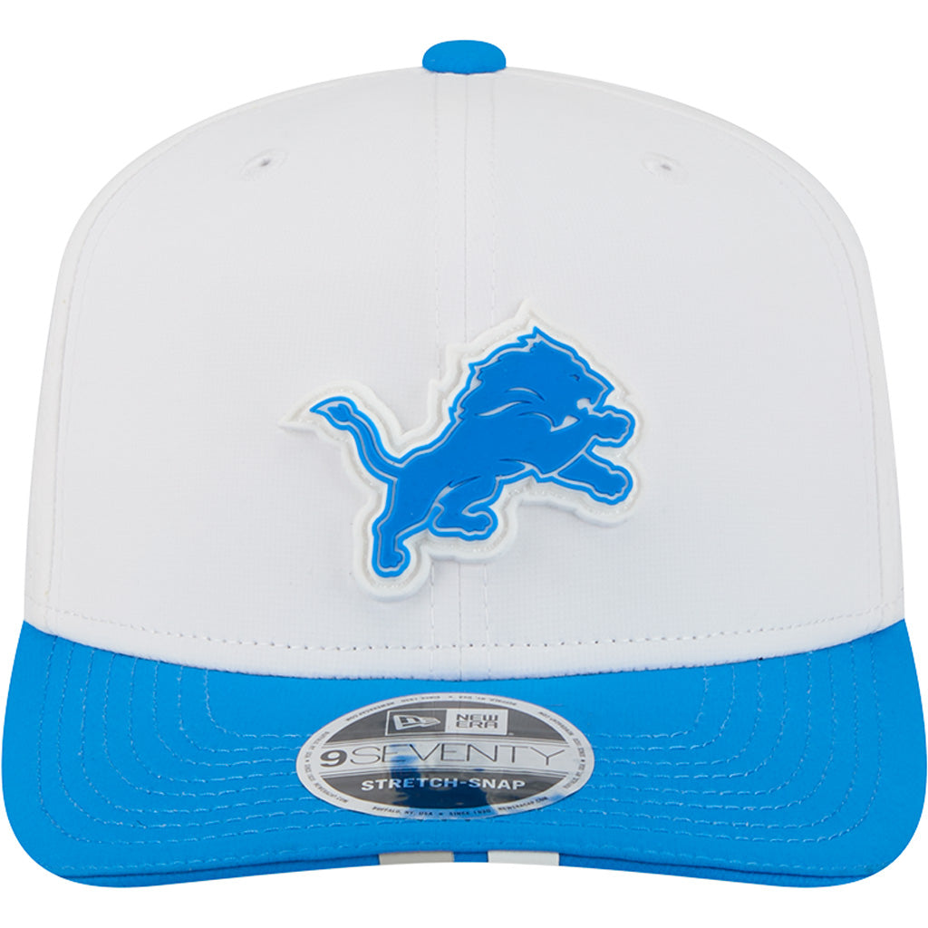 NFL Detroit Lions New Era 2025 Training 9SEVENTY Stretch-Snapback Hat - White