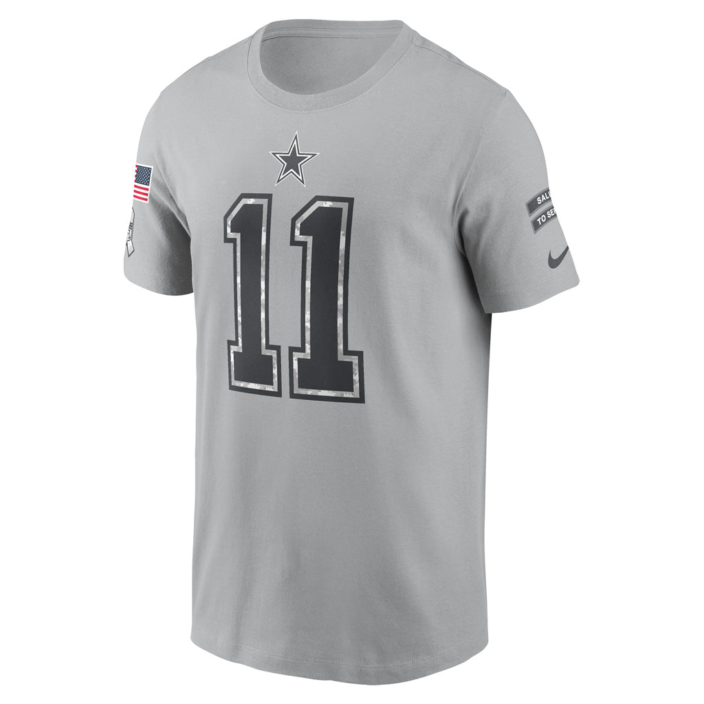 NFL Dallas Cowboys Micah Parsons Nike 2024 Salute to Service Name & Number Short Sleeve T-Shirt