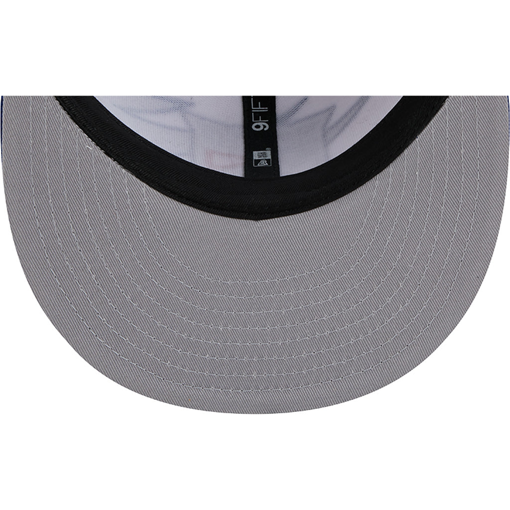 NHL New York Rangers New Era Jagged 9FIFTY Snapback Hat - White