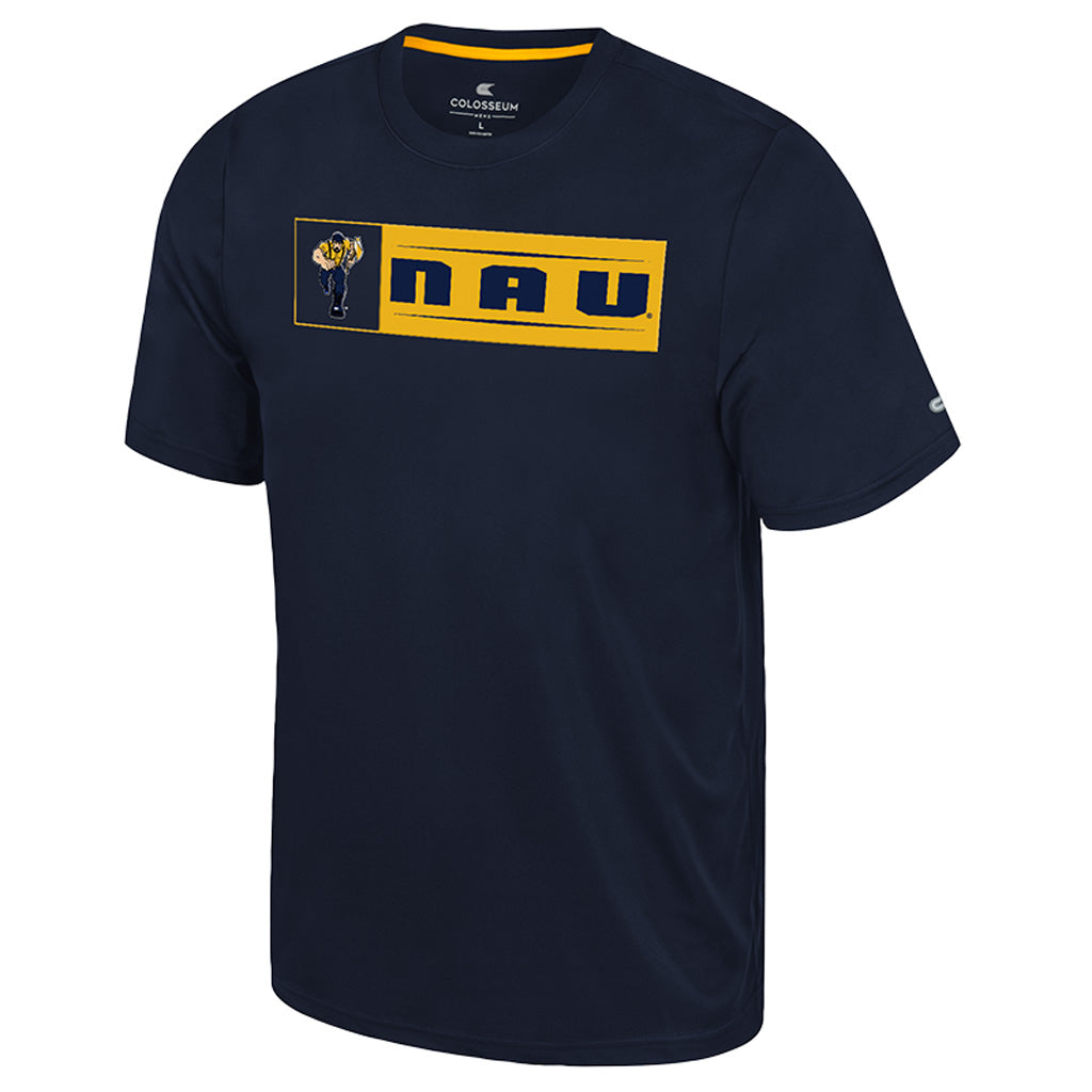 NCAA Northern Arizona Lumberjacks Colosseum Quantum T-Shirt - Navy