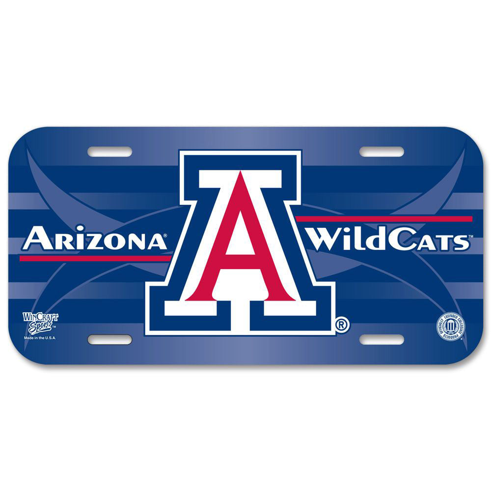 NCAA Arizona Wildcats WinCraft License Plate