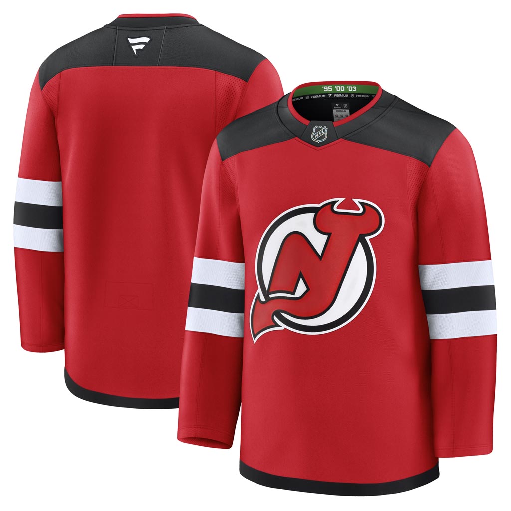NHL New Jersey Devils Fanatics Home Premium Jersey - Red