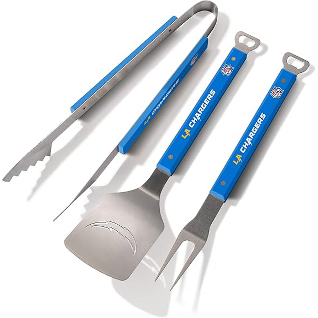 NFL Los Angeles Chargers YouTheFan Spirit 3-Piece BBQ Set