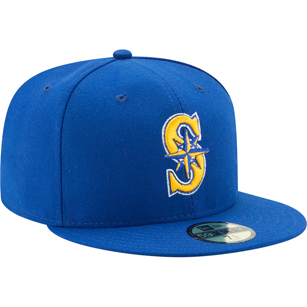 MLB Seattle Mariners New Era Authentic Collection Alternate On-Field 59FIFTY Fitted Hat - Blue