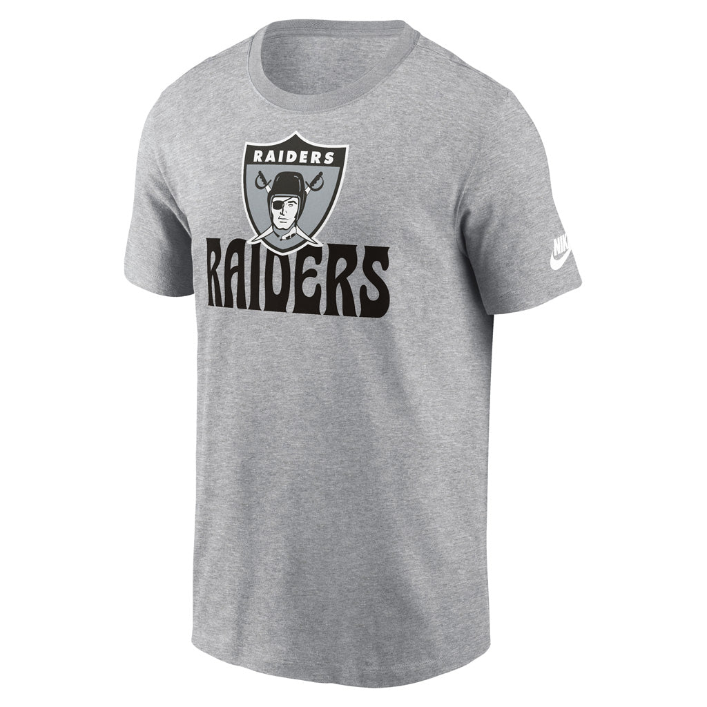 NFL Las Vegas Raiders Nike Groove Essential T-Shirt - Gray