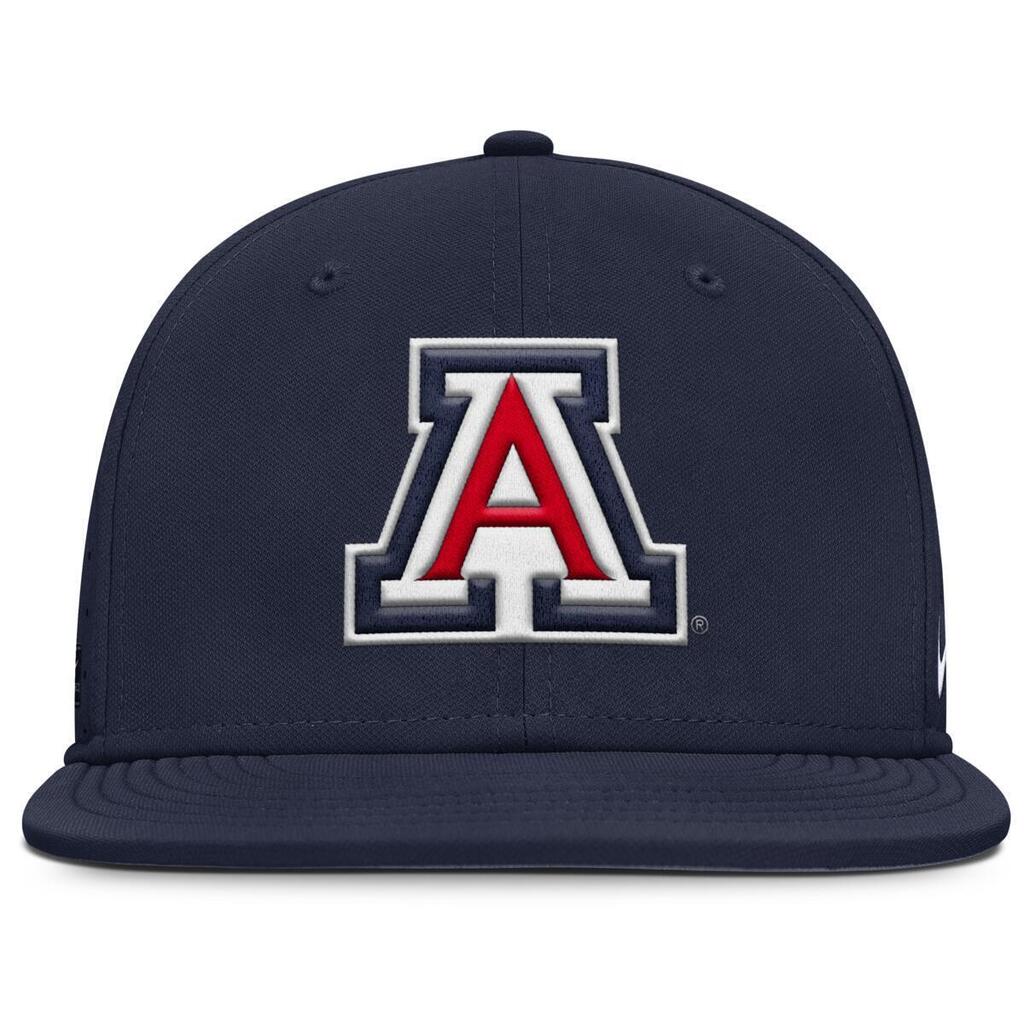 NCAA Arizona Wildcats Nike Primary Logo Aerobill Fitted Hat - Navy