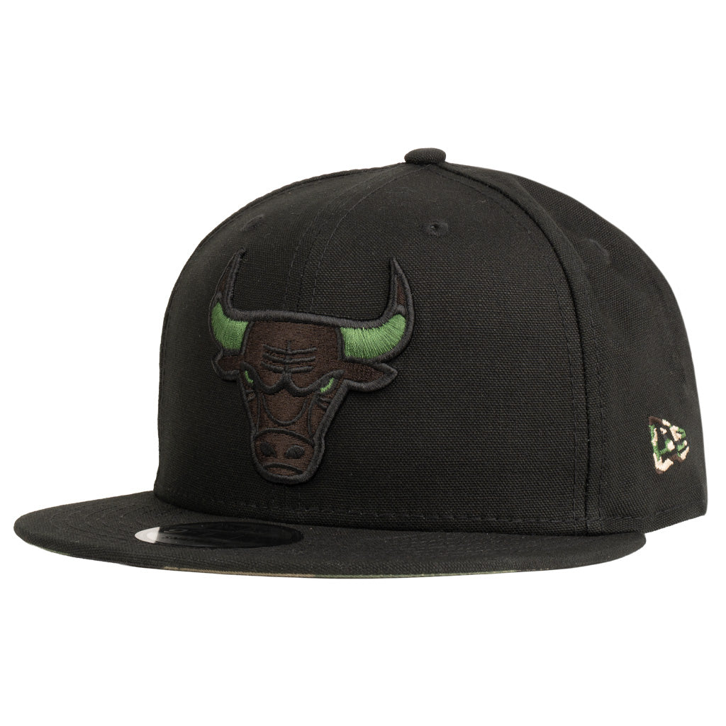 NBA Chicago Bulls New Era Commando 9FIFTY Snapback Hat - Black