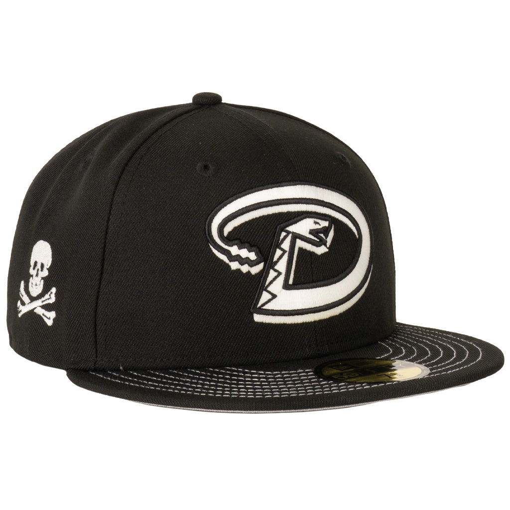 MLB Arizona Diamondbacks New Era Throwback Jolly Roger 59FIFTY Fitted Hat - Black