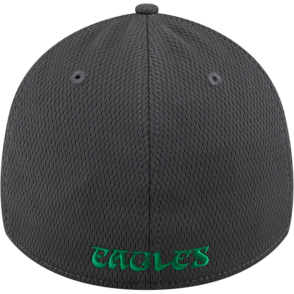 NFL Philadelphia Eagles New Era Tonal Graphite 39THIRTY Flex Fit Hat - Graphite