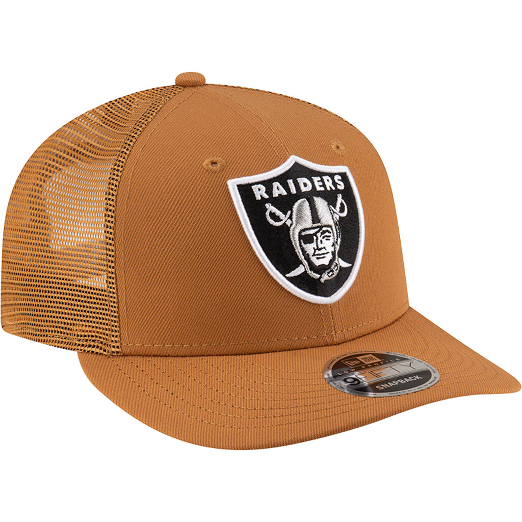 NFL Las Vegas Raiders Bronze Low Profile 9FIFTY Snapback Hat - Bronze