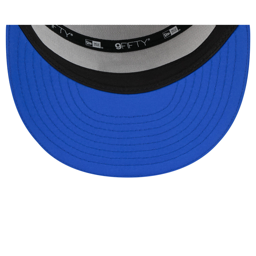 NFL Los Angeles Rams New Era 2025 Training 9FIFTY Split Panel Snapback Hat - White