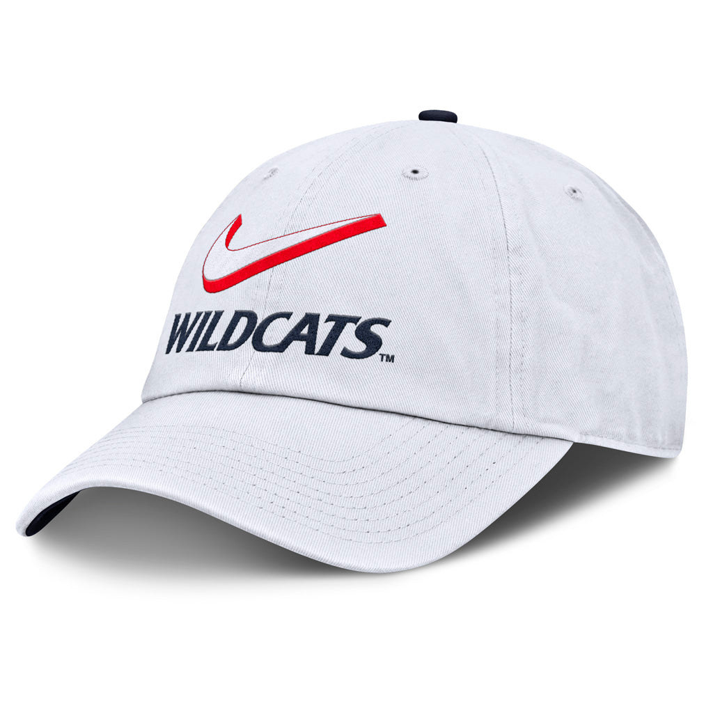 NCAA Arizona Wildcats Nike Logo Script Slouch Adjustable - White