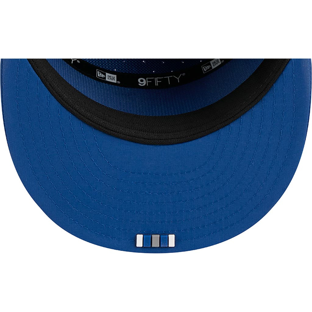 NFL Indianapolis Colts New Era 2025 Sideline 9FIFTY Split Panel Snapback Hat - Blue