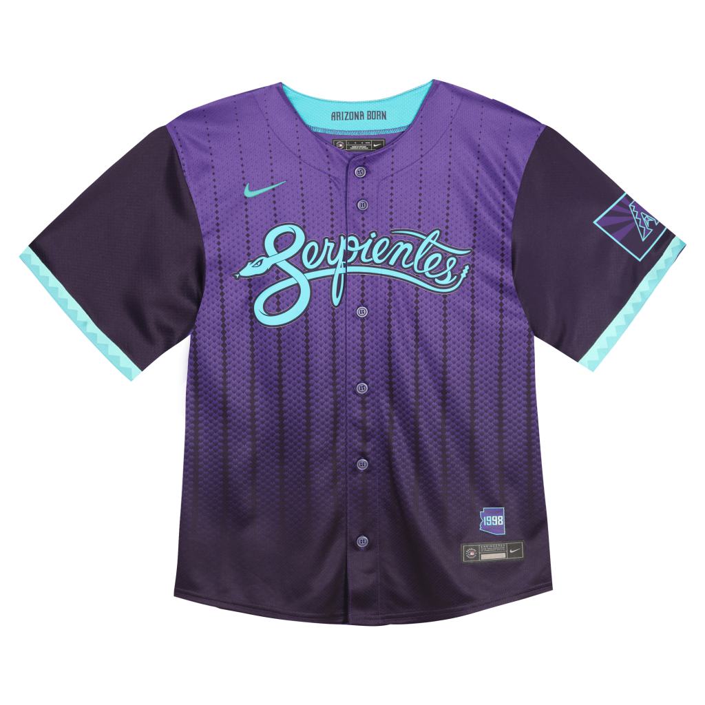 MLB Arizona Diamondbacks Kids Nike 2025 City Connect Limited Jersey - Purple