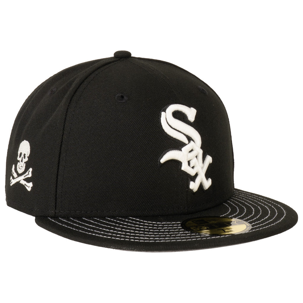 MLB Chicago White Sox New Era Jolly Roger 59FIFTY Fitted Hat - Black