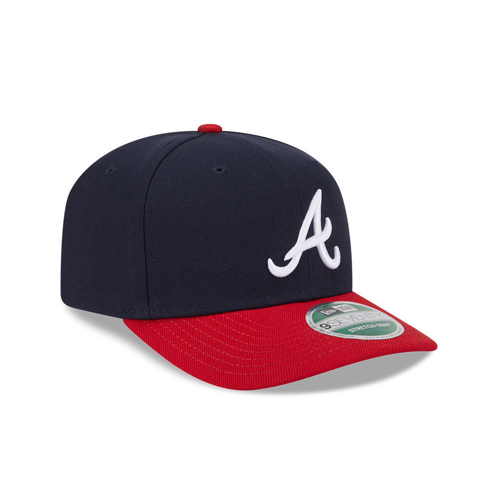 MLB Atlanta Braves New Era Player Replica 9SEVENTY Stretch-Snapback Hat - Navy