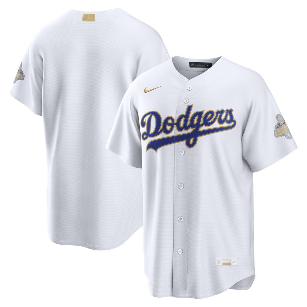 MLB Los Angeles Dodgers Nike 2026 Gold Stadium Jersey - White