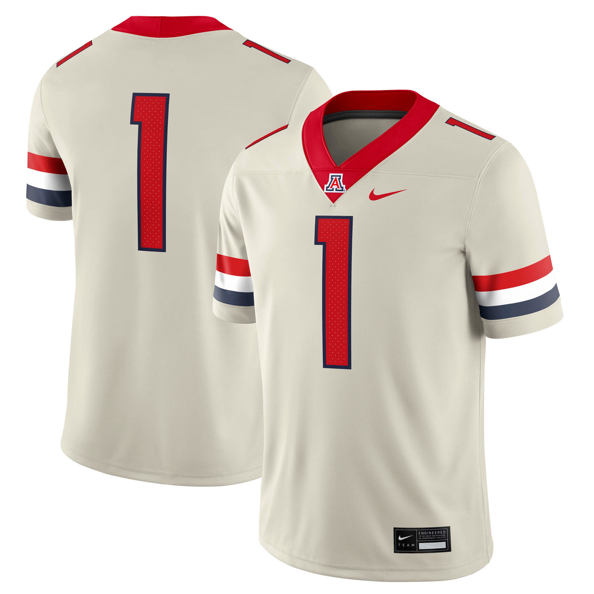 NCAA Arizona Wildcats Nike 2026 Alternate Game Jersey- Cream