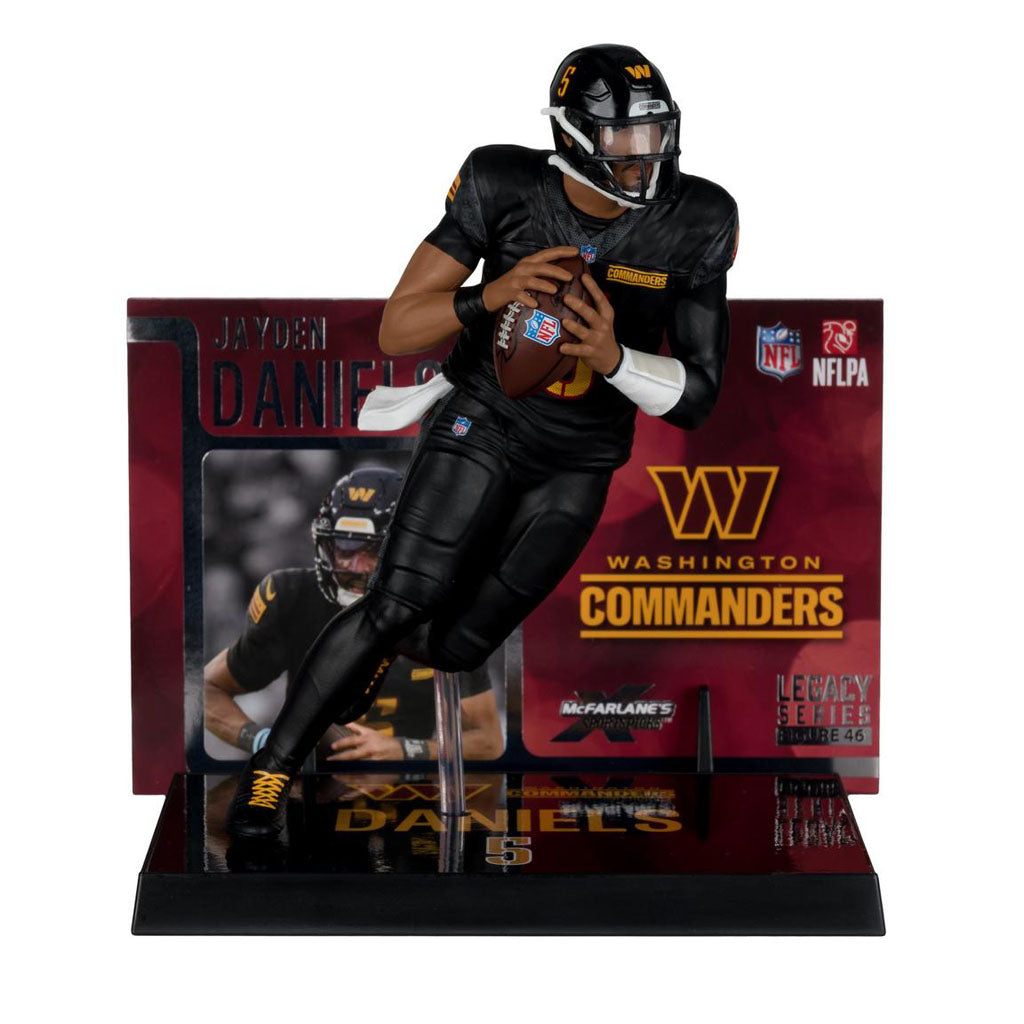 NFL Washignton Commanders Jayden Daniels McFarlane 7-Inch Alternate Classic Jersey Figure