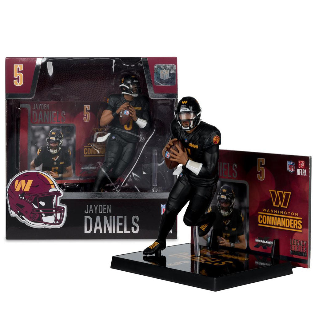 NFL Washignton Commanders Jayden Daniels McFarlane 7-Inch Alternate Classic Jersey Figure