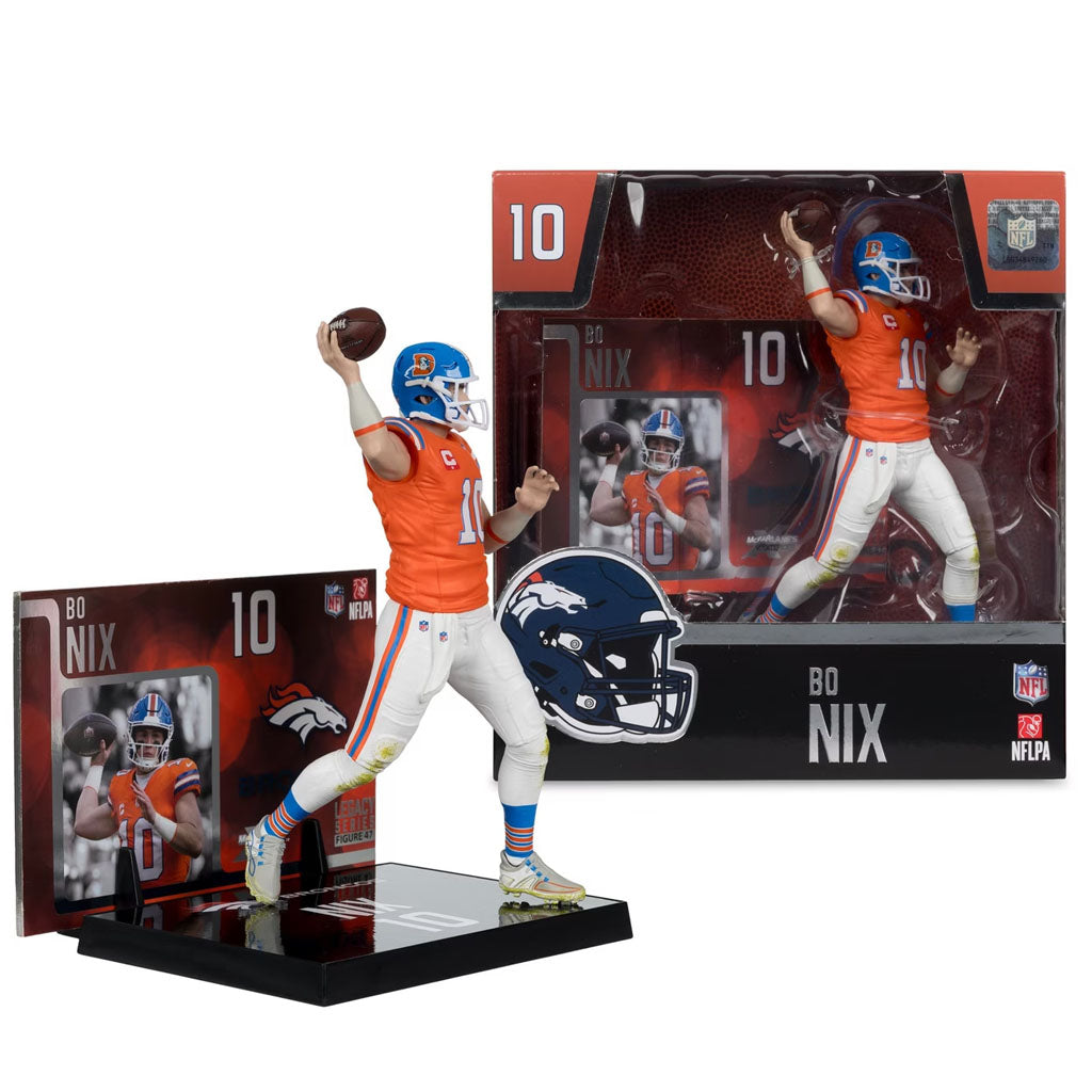 NFL Denver Broncos Bo Nix McFarlane 7-Inch Classic Jersey Figure