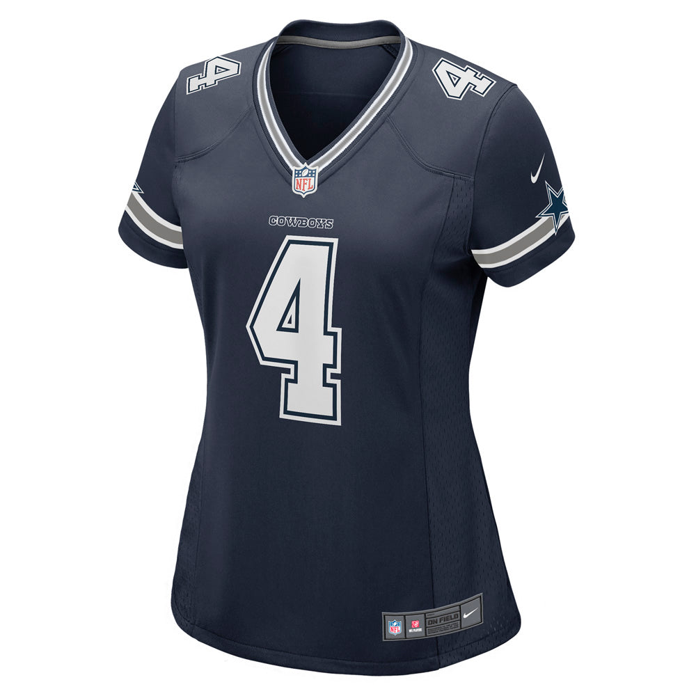 NFL Dallas Cowboys Dak Prescott Women&#39;s Nike Home Game Jersey
