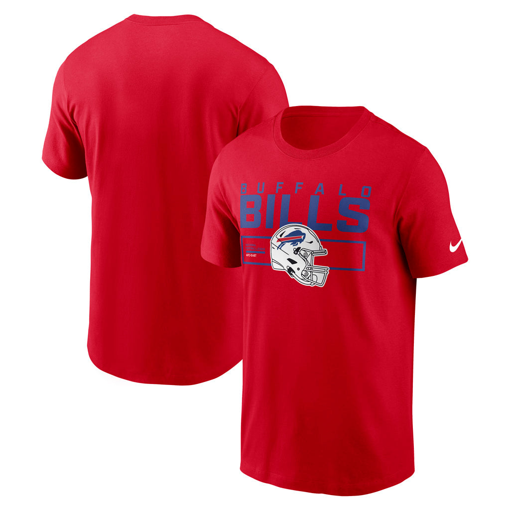 NFL Buffalo Bills Nike Helmet Essential T-Shirt - Red