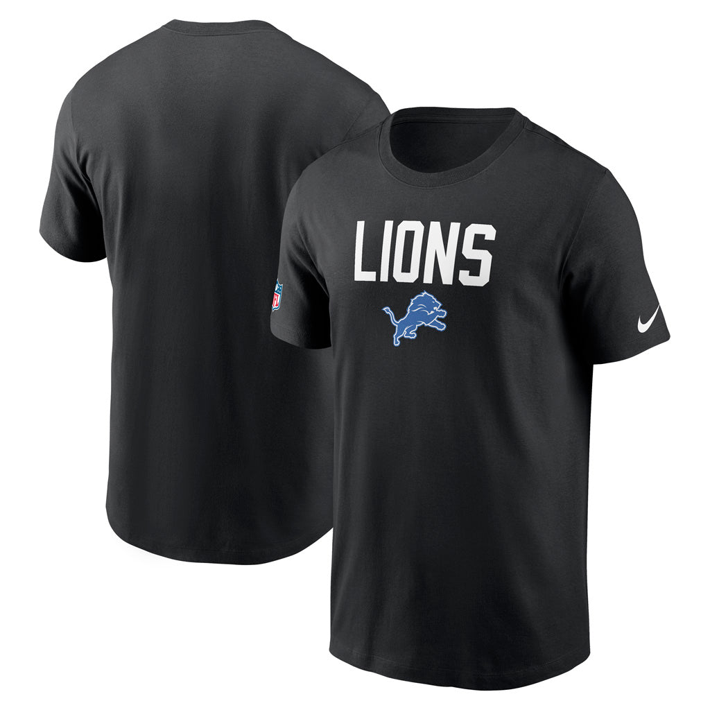 NFL Detroit Lions Nike Dri-Fit Crew Alternate T-Shirt - Black