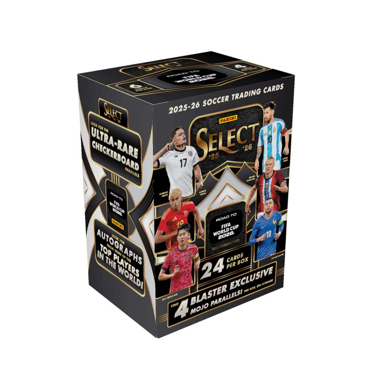 Soccer 2025-2026 Panini Select Road to World Cup Blaster Box