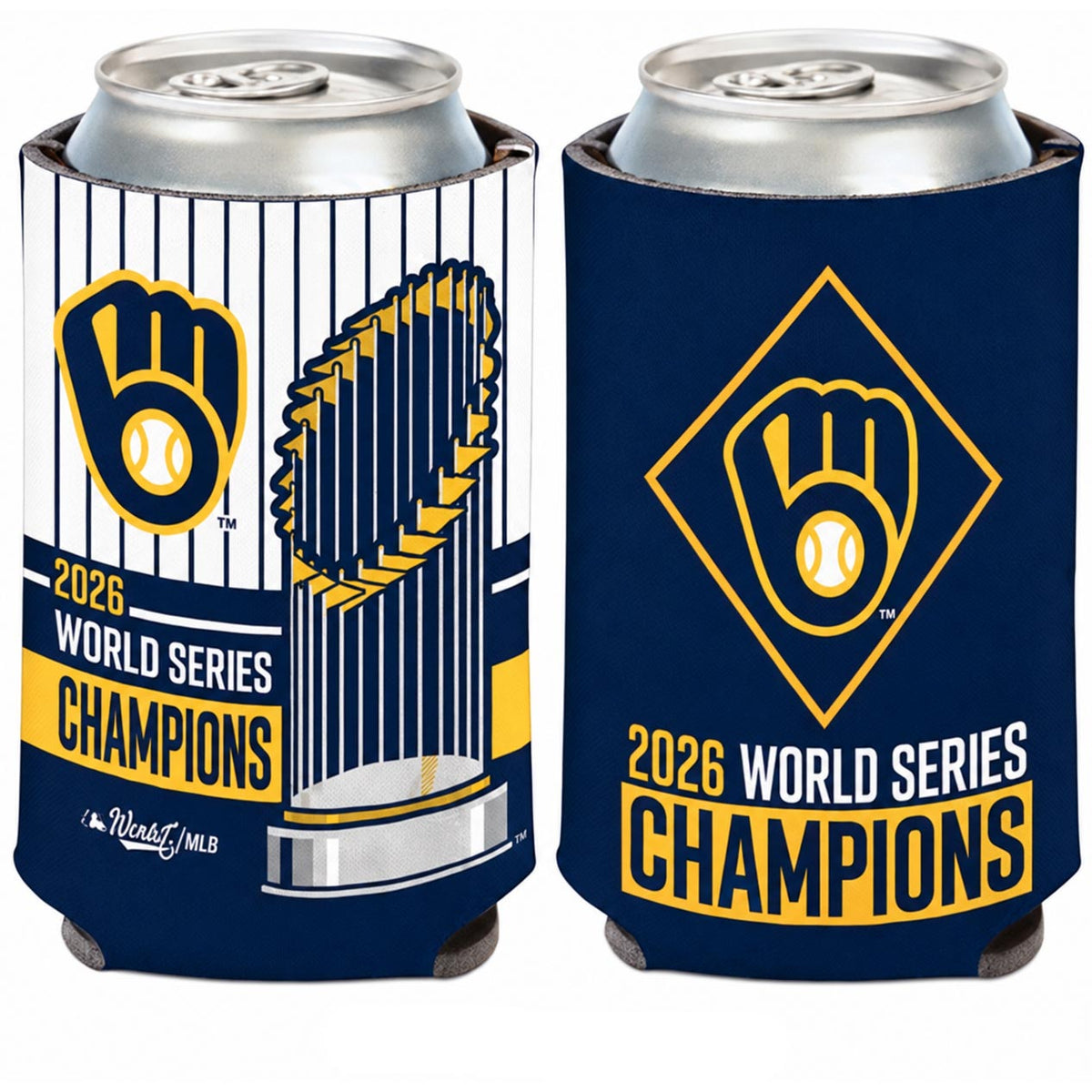 MLB Milwaukee Brewers Wincraft World Series 2026 Champs Can Cooler