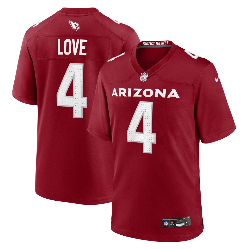 NFL Arizona Cardinals Jeremiyah Love Youth Nike Home Game Jersey - Red