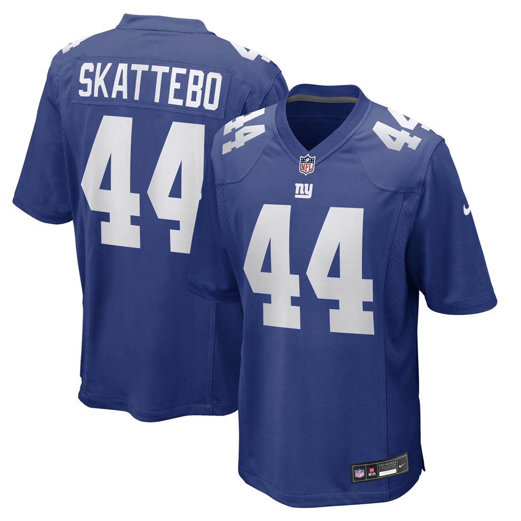 NFL New York Giants Cam Skattebo Nike Home Game Jersey - Blue