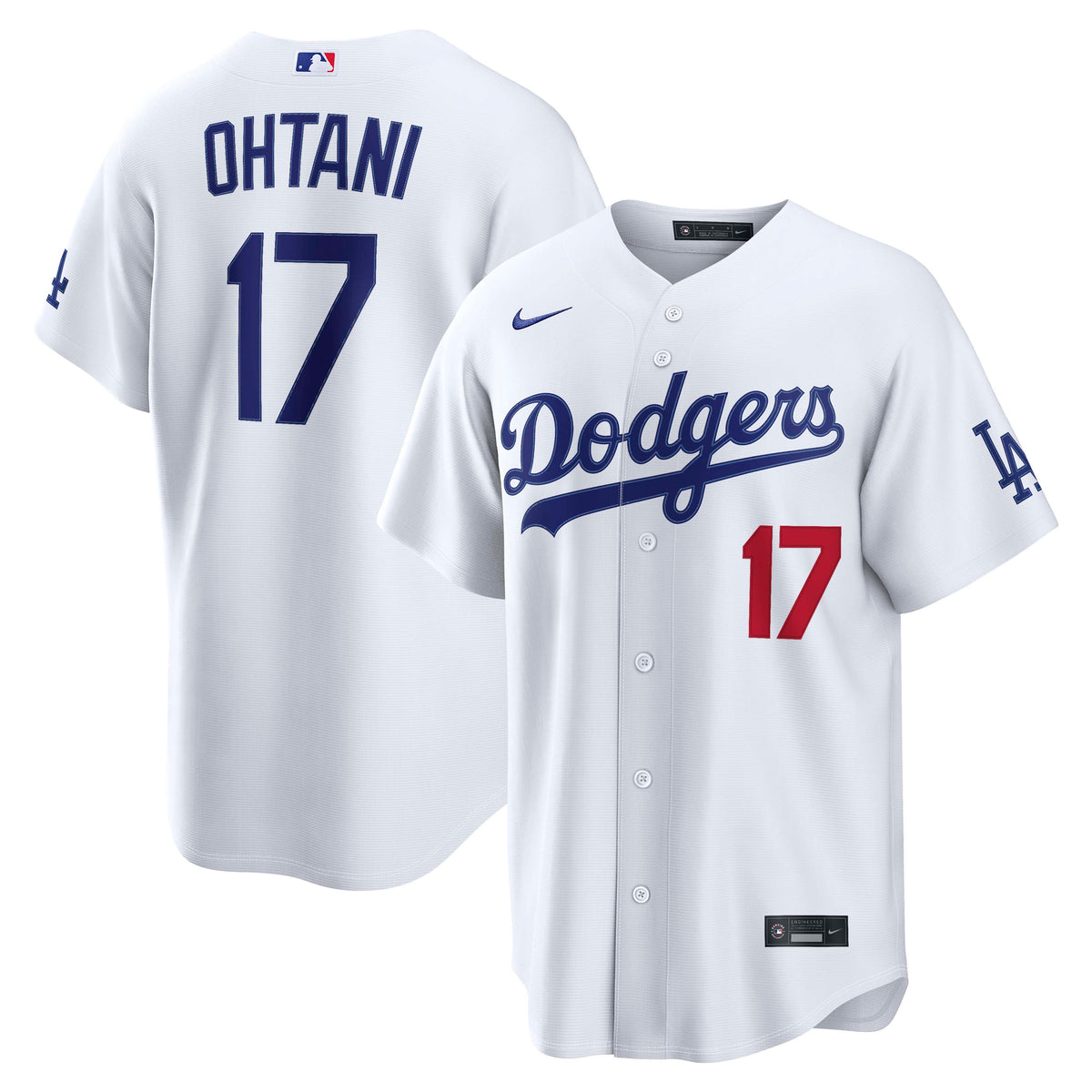 MLB Los Angeles Dodgers Shohei Ohtani Nike Home Stadium Jersey- White