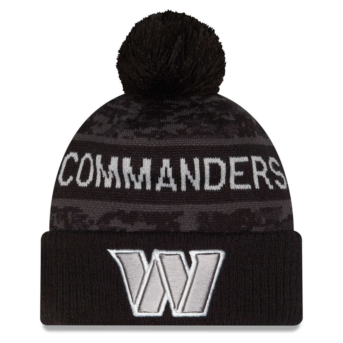 NFL Washington Commanders New Era 2026 Salute to Service Knit- Black