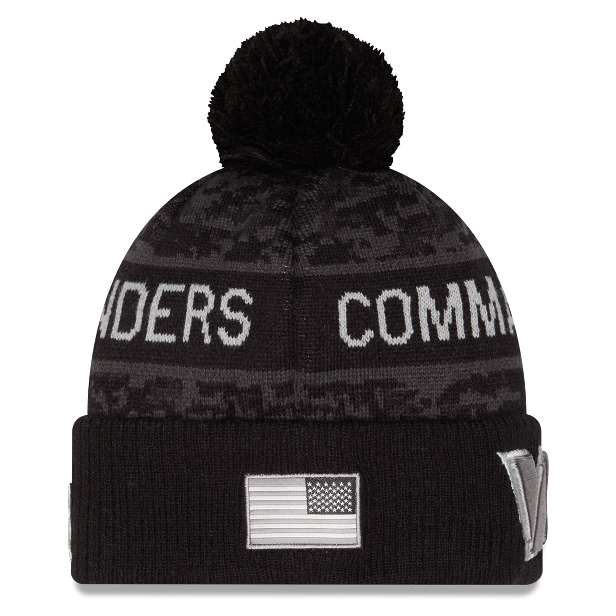 NFL Washington Commanders New Era 2026 Salute to Service Knit- Black