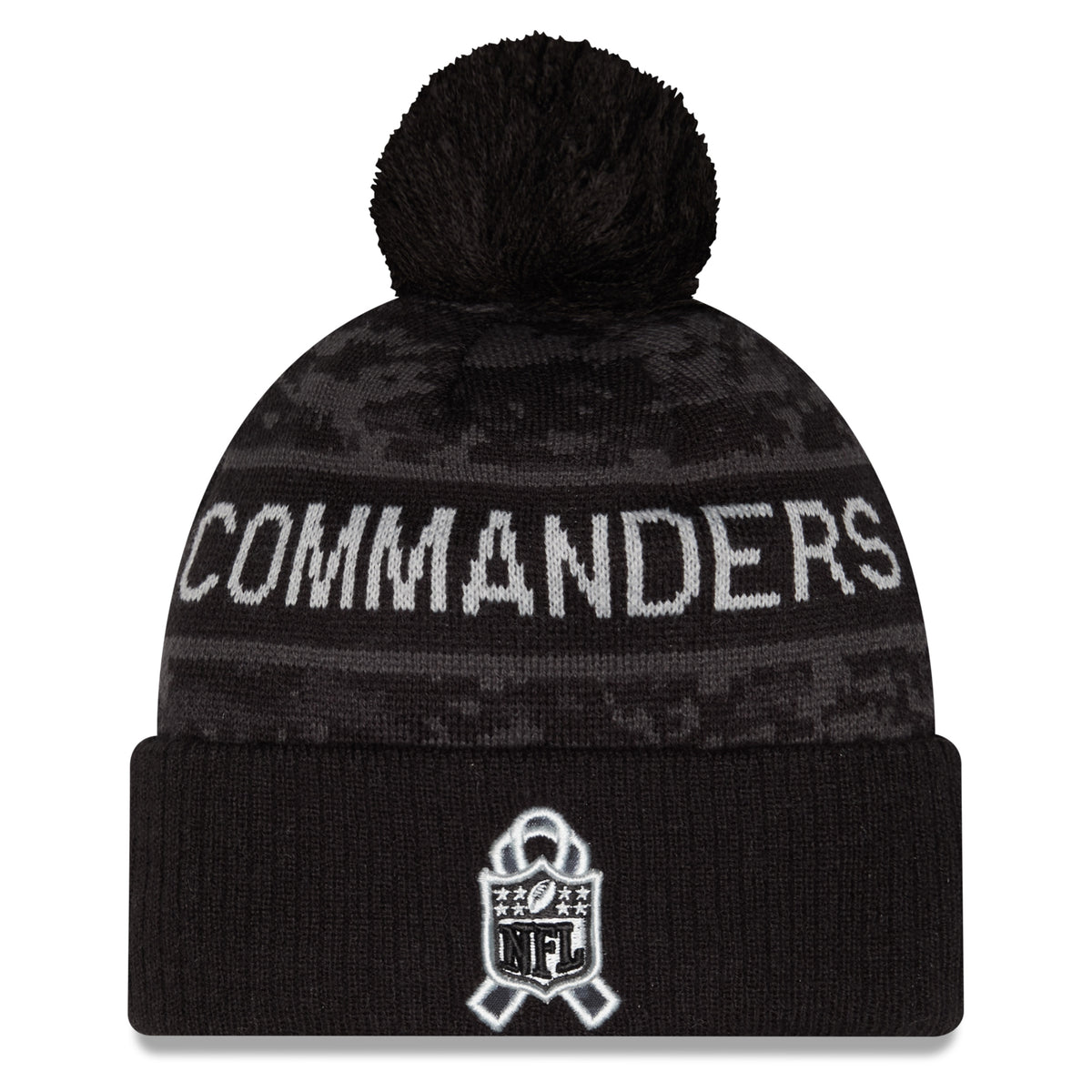 NFL Washington Commanders New Era 2026 Salute to Service Knit- Black