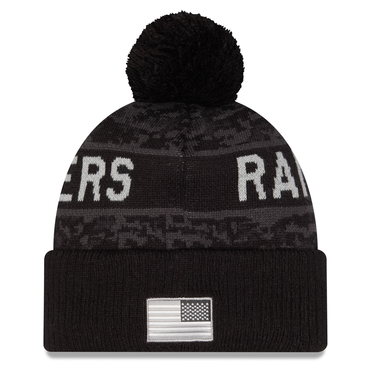 NFL Las Vegas Raiders New Era 2026 Salute to Service Knit- Black