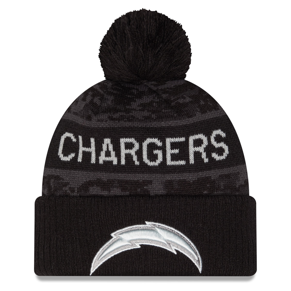 NFL Los Angeles Chargers New Era 2026 Salute to Service Knit- Black