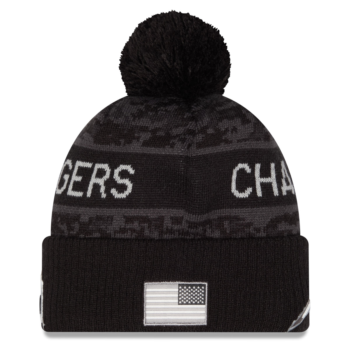 NFL Los Angeles Chargers New Era 2026 Salute to Service Knit- Black